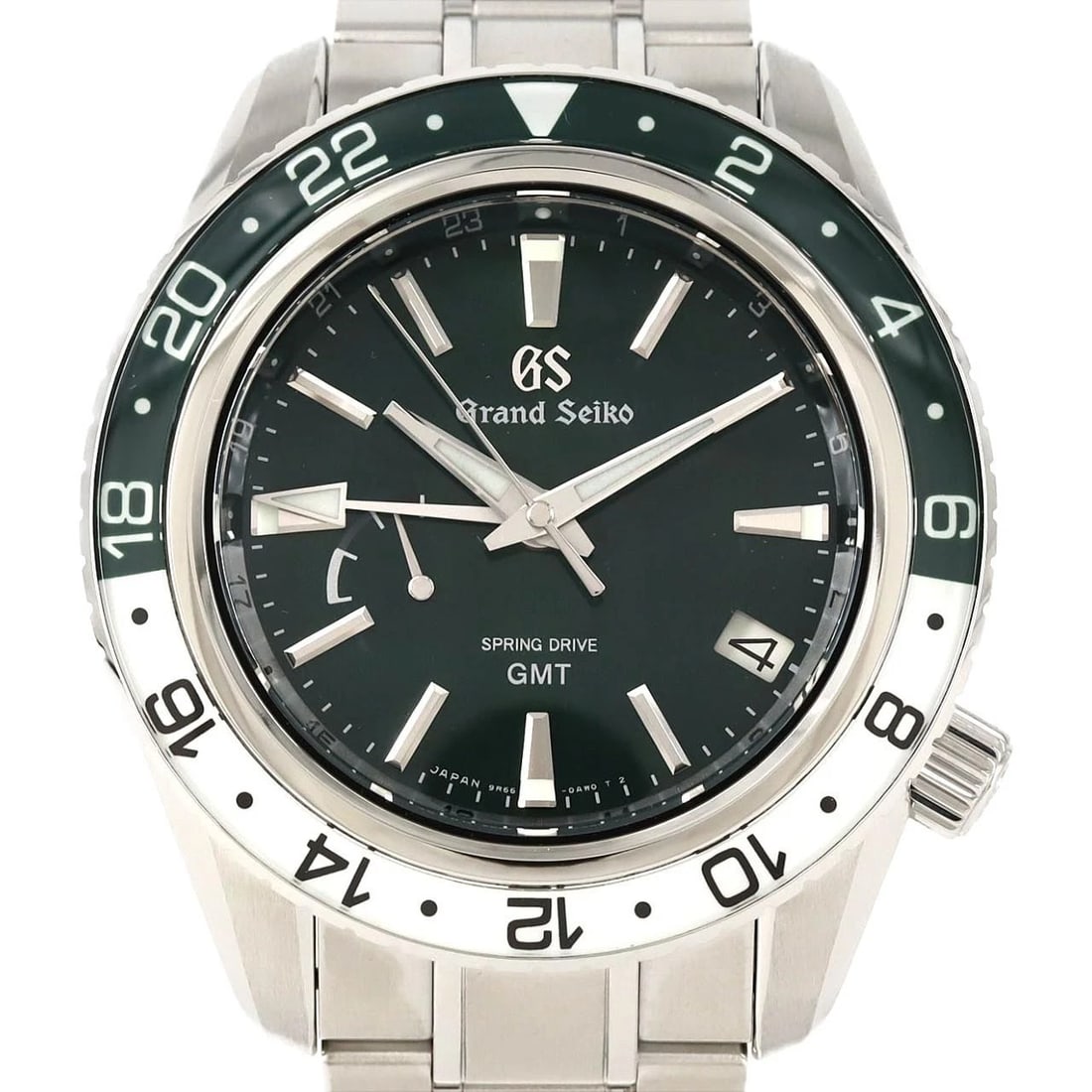 SEIKO GRAND SPORTS COLLECTION SPRING DRIVE WATCH: Seiko Grand Sports Collection Spring Drive Watch Brand: SEIKO Type: Wrist watch Material: Case: Stainless Steel Breath: Stainless Steel Color: Dial color green Size: Case diameter: Approx. 44 mm Max w