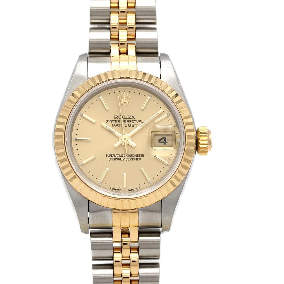 ROLEX DATEJUST SSXYG MECHANICAL AUTOMATIC WATCH: Rolex Datejust SSxYG Mechanical Automatic Watch Brand: ROLEX Type: Wrist watch Material: Case: Stainless steel x yellow gold Bracelet: Stainless steel x yellow gold Color: Dial color gold Size: Case