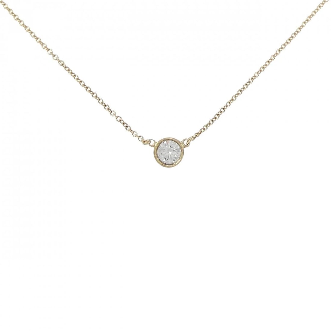 TIFFANY & CO. BY THE YARD NECKLACE: TIFFANY & Co. By the Yard Necklace Brand: TIFFANY&Co. Type: TIFFANY&Co. Necklace Material: 750 yellow gold, Main Stone/Creation Natural Color: yellow gold Size: 37cm,Actual Size Diameteraround: 5.5mm