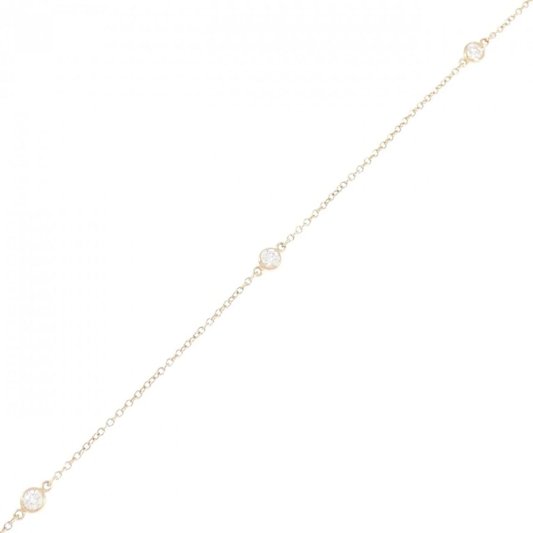 TIFFANY & CO. BY THE YARD 3P BRACELET: TIFFANY & Co. By the Yard 3P Bracelet Brand: TIFFANY&Co. Type: TIFFANY & Co. Bracelet Material: 750 Yellow Gold, Main Stone/Creation Natural Color: Yellow Gold Size: Actual Size Diameteraround: 3.2mm