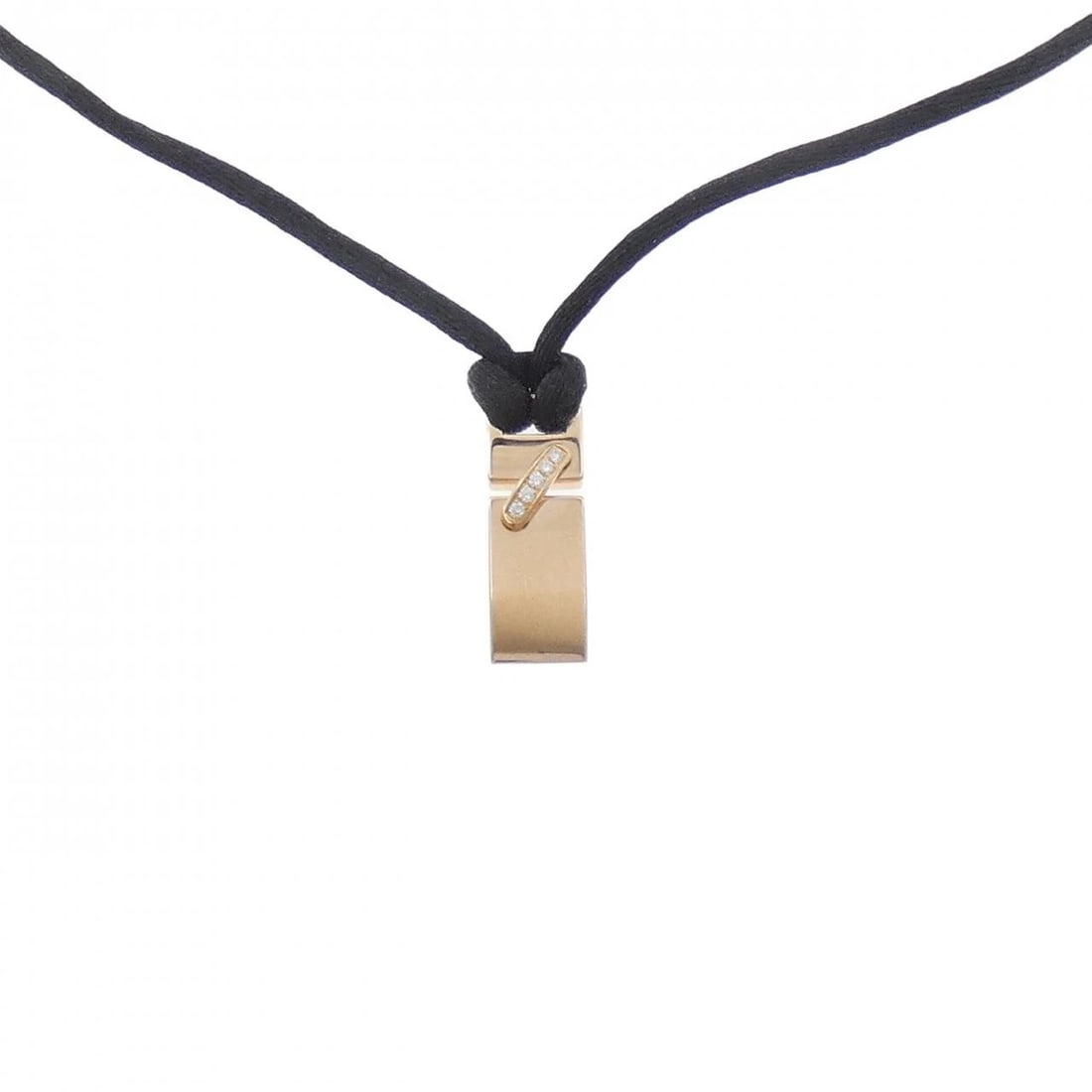 CHAUMET LIEN NECKLACE: Chaumet Lien Necklace Brand: Chaumet Type: Chaumet Necklace Material: 750 Pink Gold , Main Stone/Creation Natural Color: Pink Gold Size: Actual Size Pendant length approx. x width approx.: 23.8mmx7.9m