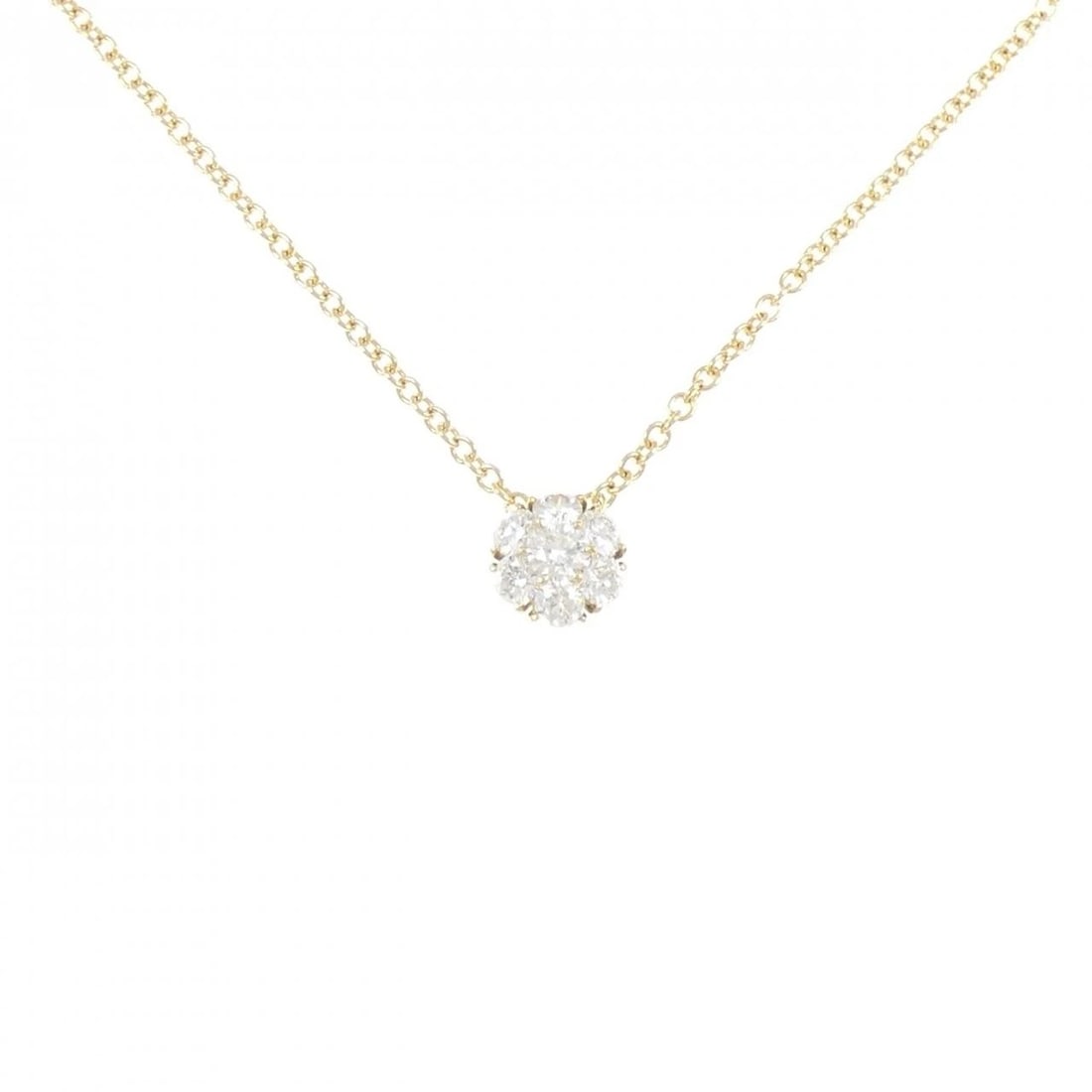 VAN CLEEF & ARPELS FLEURETTE NECKLACE: Van Cleef & Arpels Fleurette Necklace Brand: Van Cleef & Arpels Type: Van Cleef & Arpels Necklace Material: 750 Yellow Gold, Main Stone/Creation Natural Color: Yellow Gold Size: Actual Size Pendant