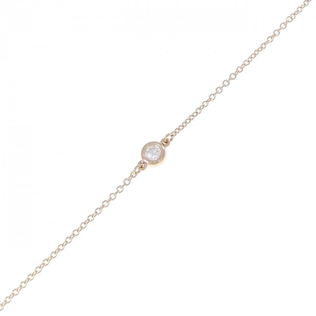 TIFFANY & CO. BY THE YARD BRACELET: TIFFANY & Co. By the Yard Bracelet Brand: TIFFANY&Co. Type: TIFFANY & Co. bracelet Material: 750 Pink Gold , Main Stone/Creation Natural Color: Pink Gold Size: Actual Size Diameteraround: 4.5mmSize