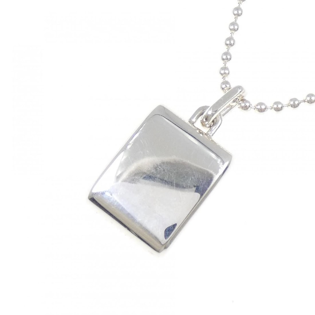 TIFFANY&CO. 925 NECKLACE: TIFFANY&Co. 925 Necklace Brand: TIFFANY&Co. Type: TIFFANY&Co. Necklace Material: 925Silver, Color: Silver Size: Actual Size Pendant length approx. x width approx.: 27.3mmx13.9mm Chain maximum width