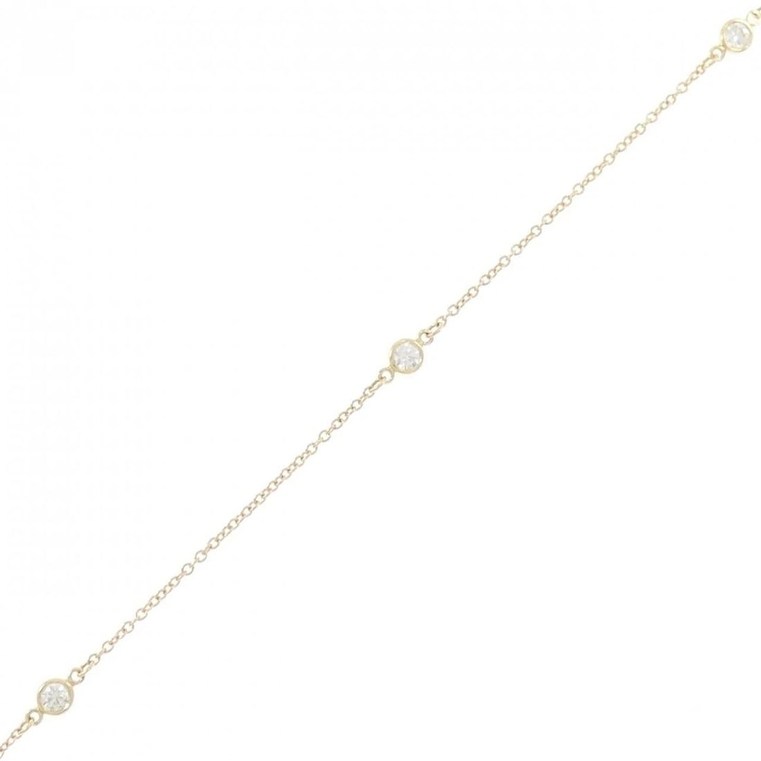 TIFFANY & CO. BY THE YARD 3P BRACELET: TIFFANY & Co. By the Yard 3P Bracelet Brand: TIFFANY&Co. Type: TIFFANY & Co. bracelet Material: 750 Yellow Gold, Main Stone/Creation Natural Color: Yellow Gold Size: Actual Size Diameteraround: