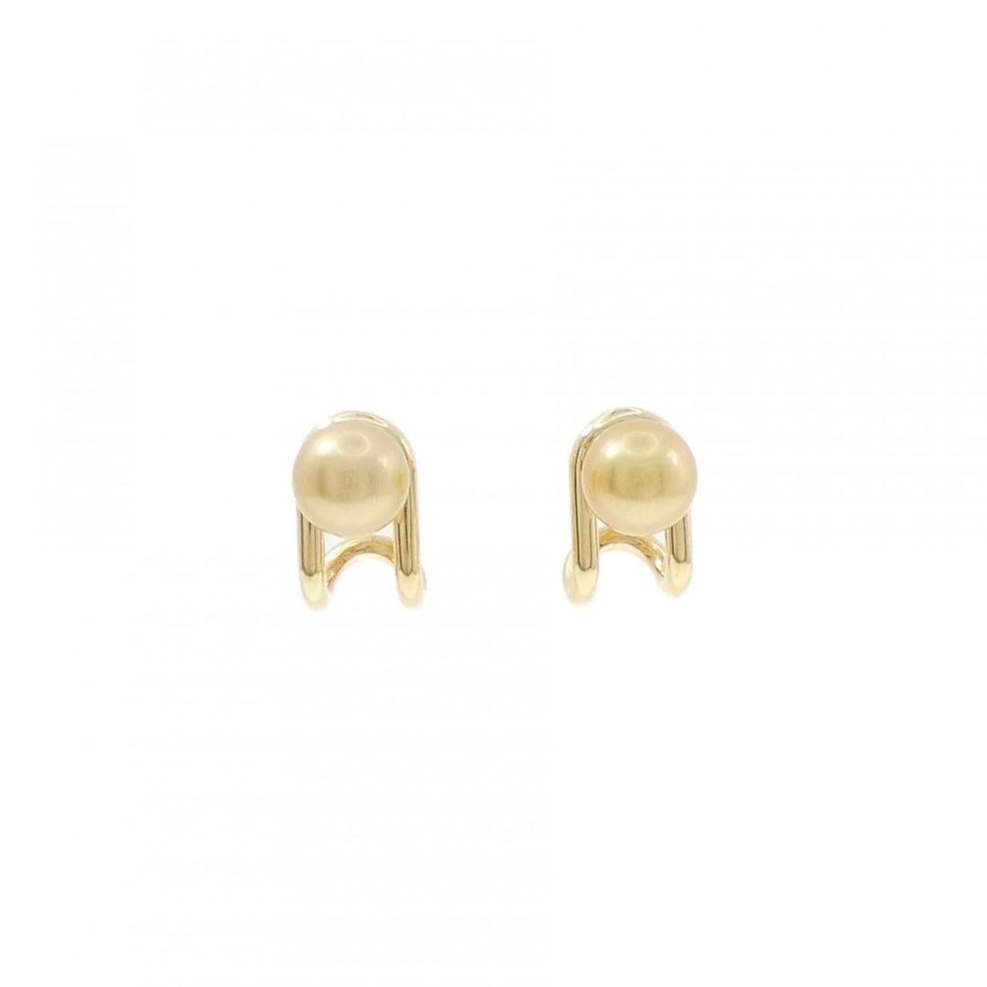 TIFFANY&CO. WHITE SOUTH SEA PEARL PIERCING: TIFFANY&Co. White South Sea Pearl Piercing Brand: TIFFANY&Co. Type: TIFFANY&Co. Pierce/Earring Material: 750 yellow gold, Main Stone/Creation White Butterfly Pearl Color: yellow gold Size: Actual