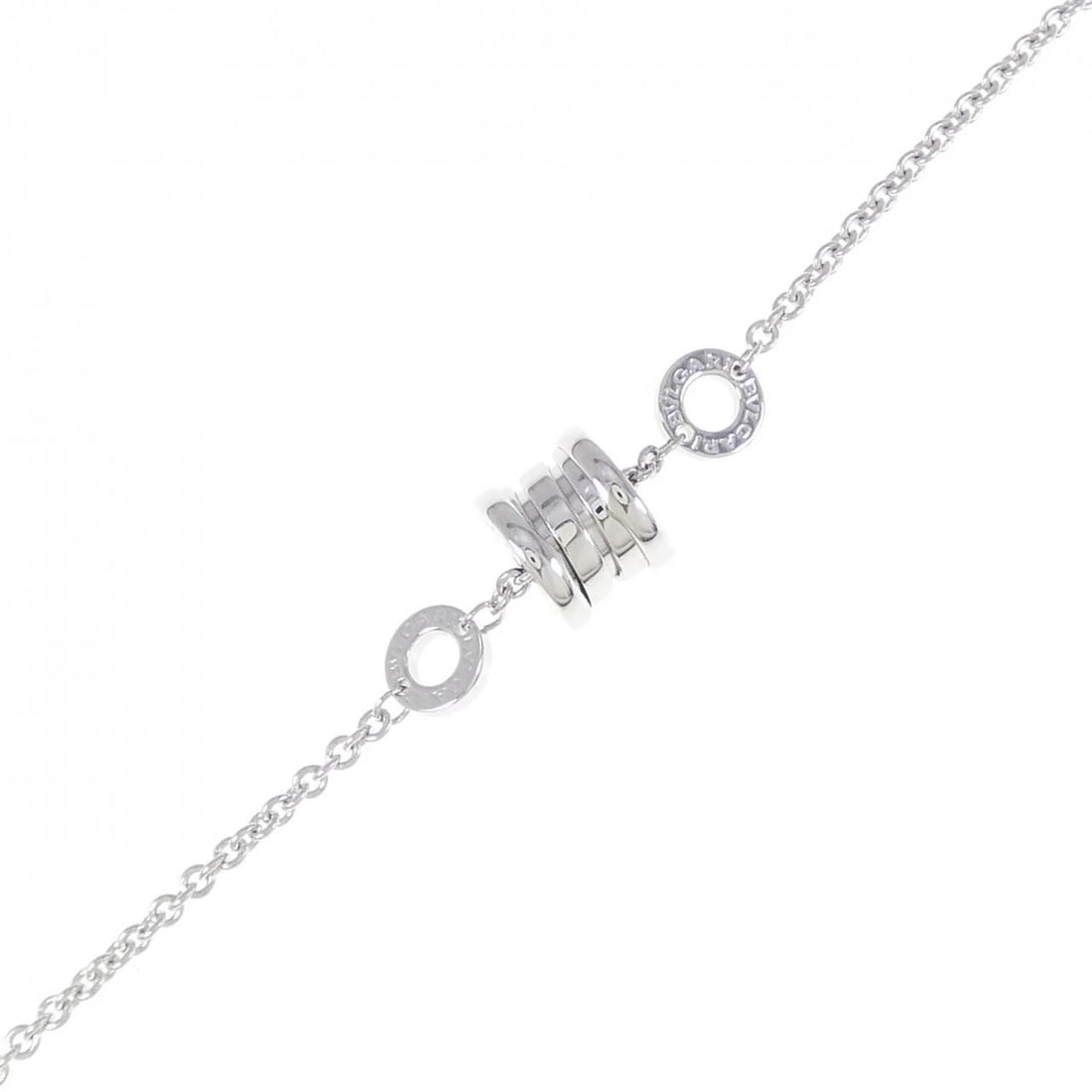 BVLGARI B.ZERO1 ELEMENT BRACELET: Bvlgari B.zero1 Element Bracelet Brand: BVLGARI Type: Bvlgari Bracelet Material: 750 white gold, Color: white gold Size: Actual Size Max width approx: 9.1mmSize 16?18.5cm Accessories: None