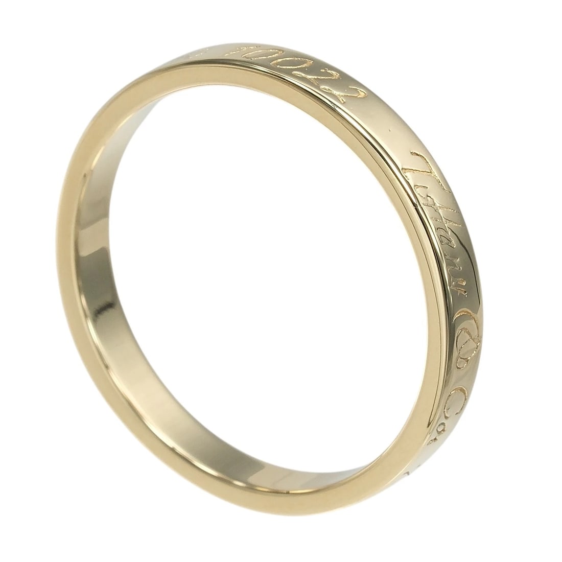 TIFFANY&CO. NOTES RING K18 - 2