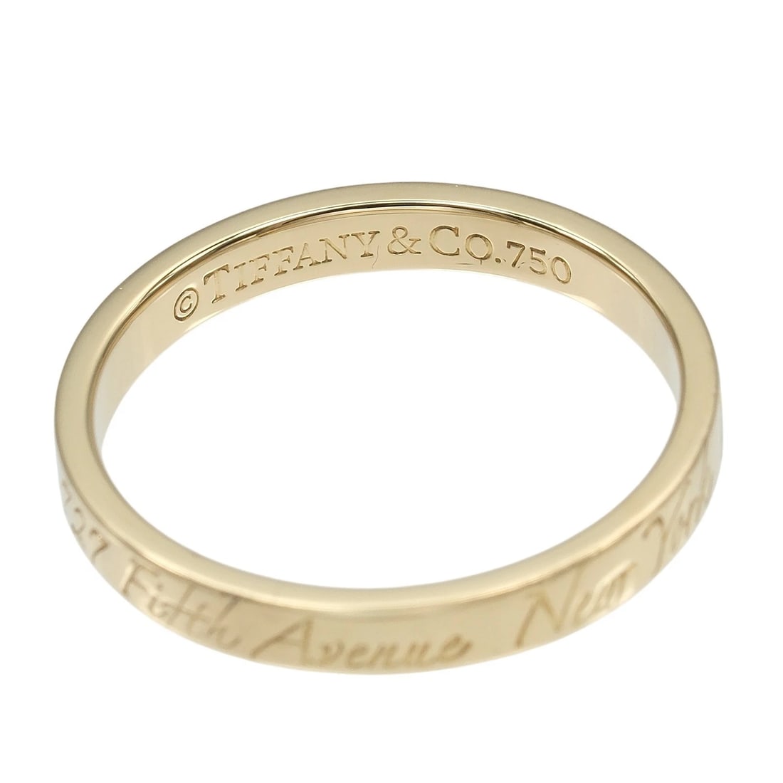 TIFFANY&CO. NOTES RING K18 - 3
