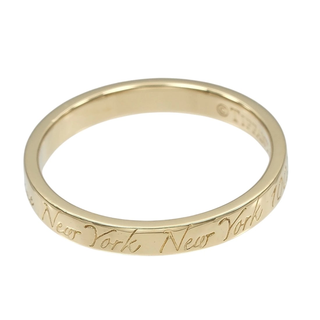 TIFFANY&CO. NOTES RING K18 - 6