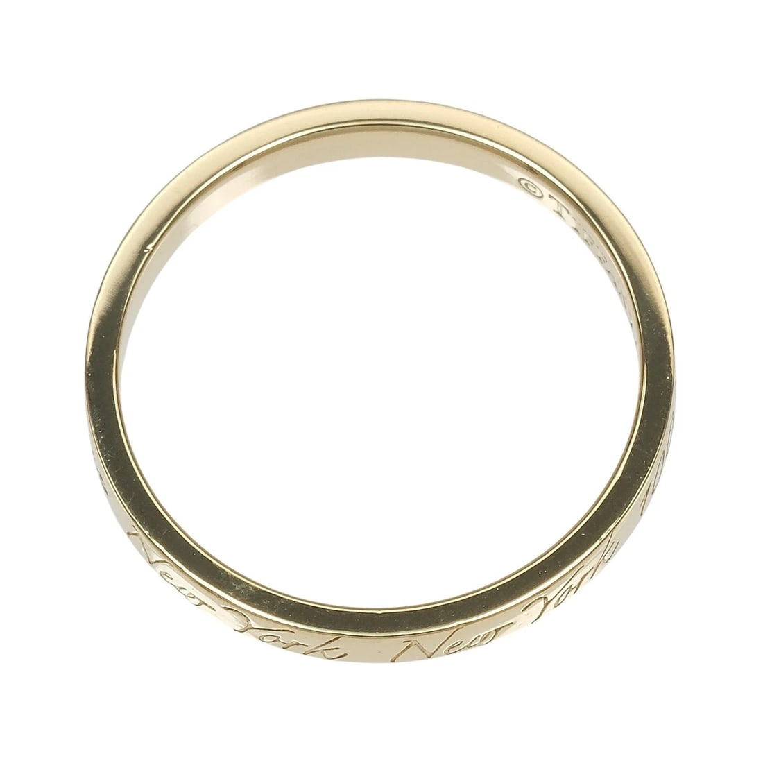TIFFANY&CO. NOTES RING K18 - 7