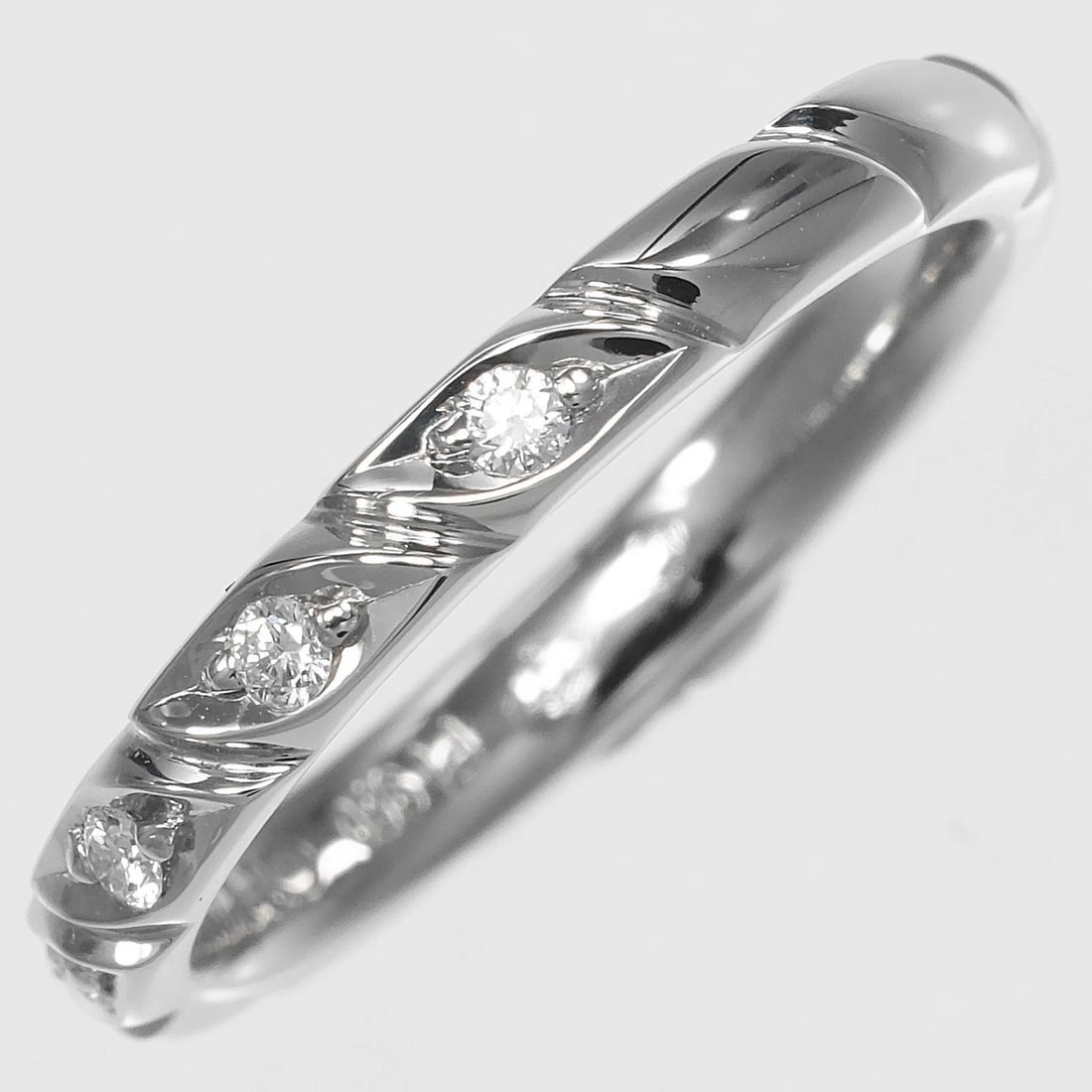 CHAUMET TORSADE RING PT950PLATINUM - 4