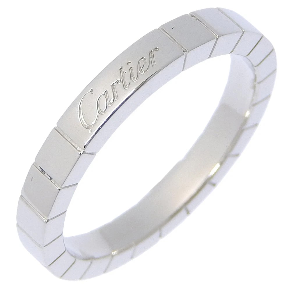 CARTIER LANIERES RING PT950PLATINUM: CARTIER Lanieres Ring Pt950Platinum Brand: CARTIER Type: Ring Material: Pt950Platinum, Color: Silver Size: 9.2(US Accessories: None Accessories Notice: When purchasing pre-owned goods, please refer
