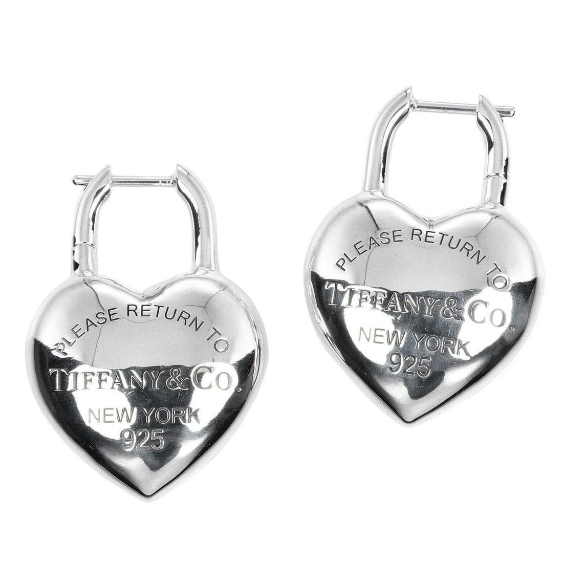 TIFFANY&CO.. FULL HEART PIERCING SILVER925 (1 of 4)