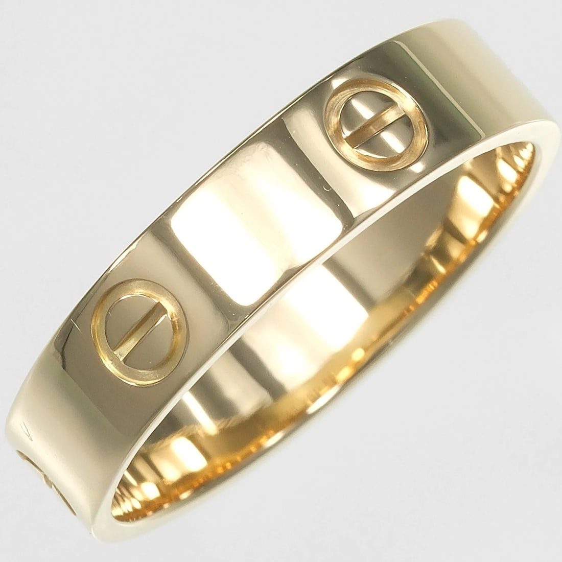 CARTIER LOVE RING K18 YELLOW GOLD: CARTIER love Ring K18 yellow gold Brand: CARTIER Type: Ring Material: K18 yellow gold, Color: Gold Size: 11.9(US Accessories: None Accessories Notice: When purchasing pre-owned goods, plea