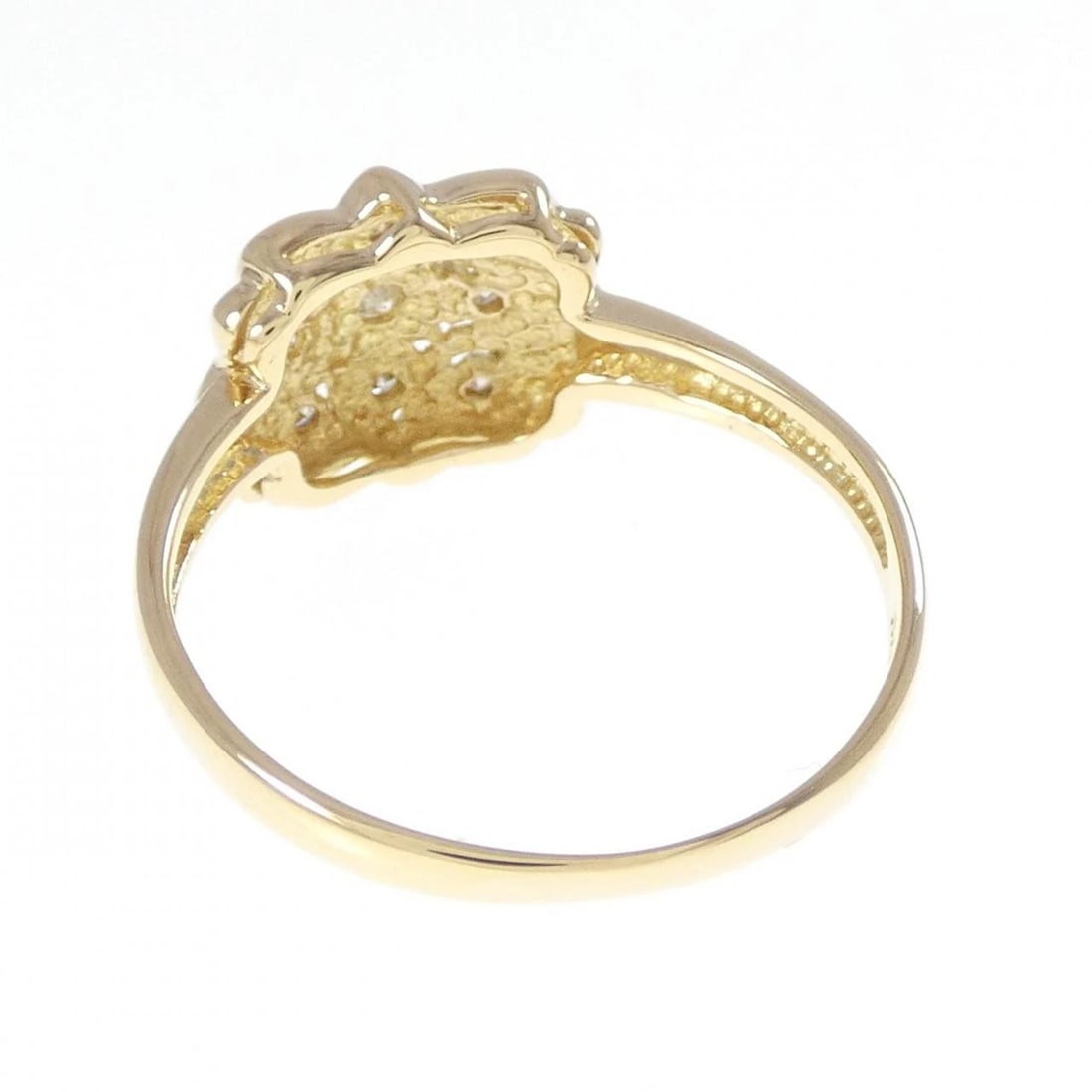 K18YG DIAMOND RING - 3