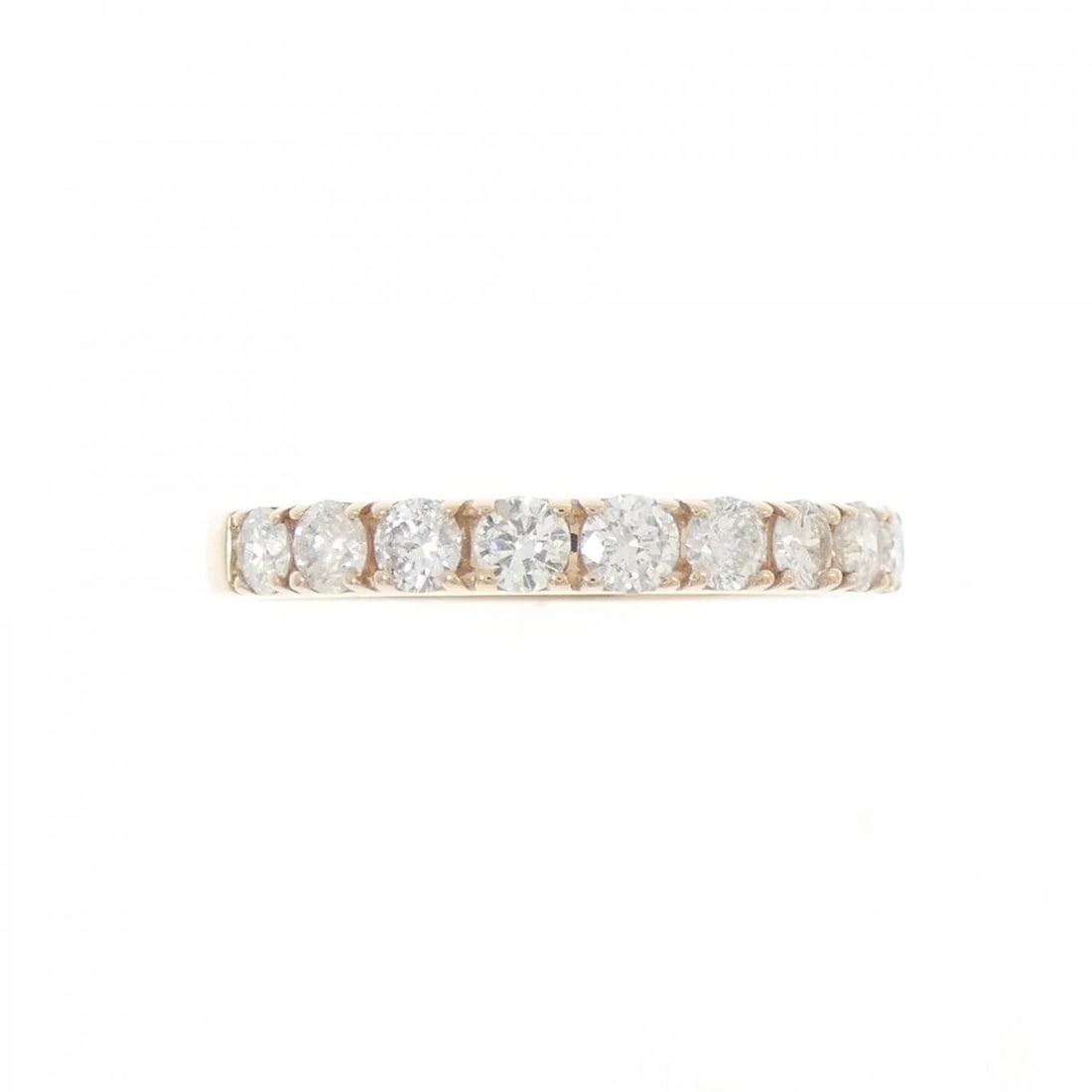 K18PG DIAMOND RING: K18PG Diamond Ring Brand: Unbranded Type: Diamond Ring Material: K18PG, Main Stone/Creation Natural Color: Pink Gold Size: US6 1/2 Accessories: None Accessories Notice: When purchasing pre-owned