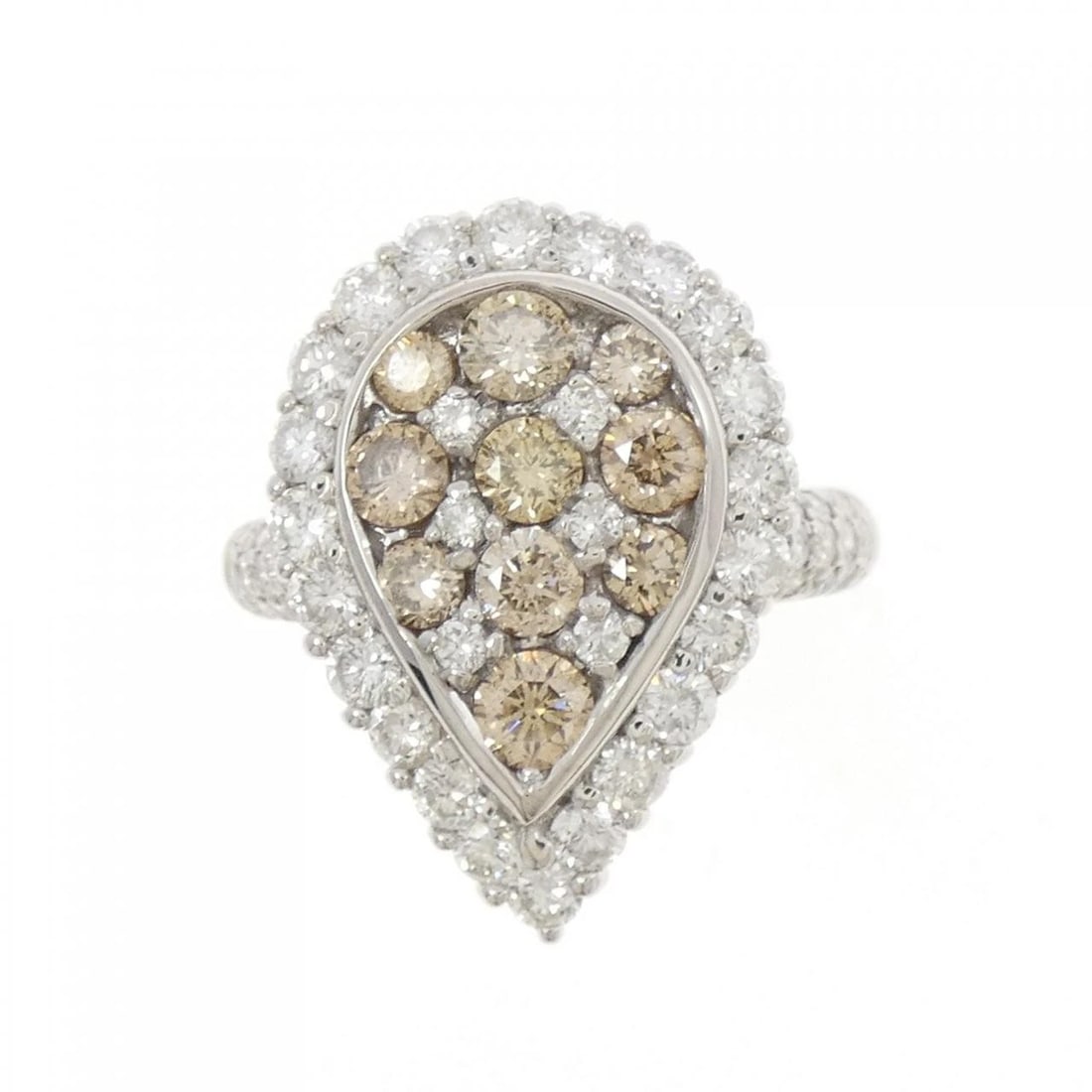 K18WG DIAMOND RING: K18WG Diamond Ring Brand: Unbranded Type: Diamond Ring Material: K18WG, Main Stone/Creation Natural Color: White Gold Size: US6 1/2 Accessories: None Accessories Notice: When purchasing pre-owned