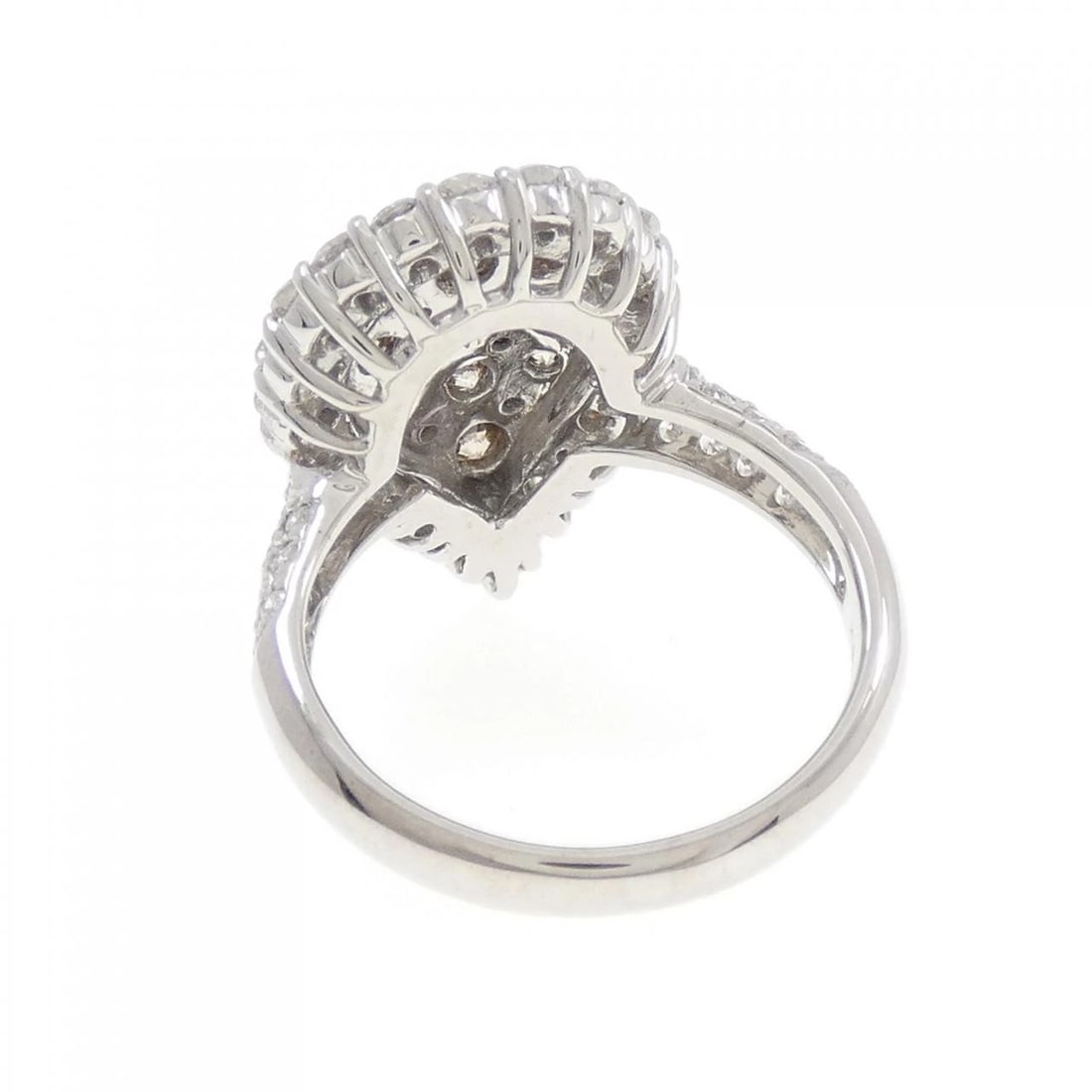 K18WG DIAMOND RING - 2