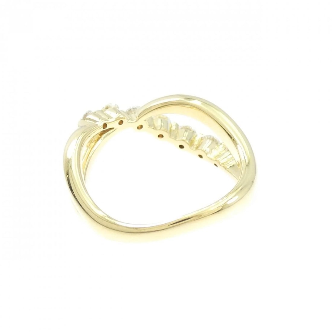 K18YG DIAMOND RING - 3