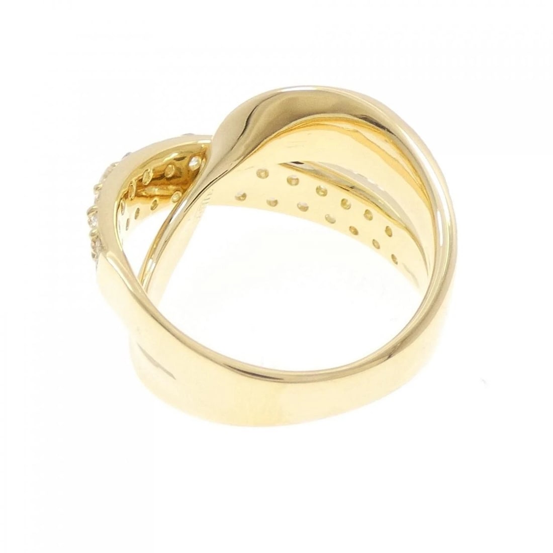 K18YG DIAMOND RING - 2