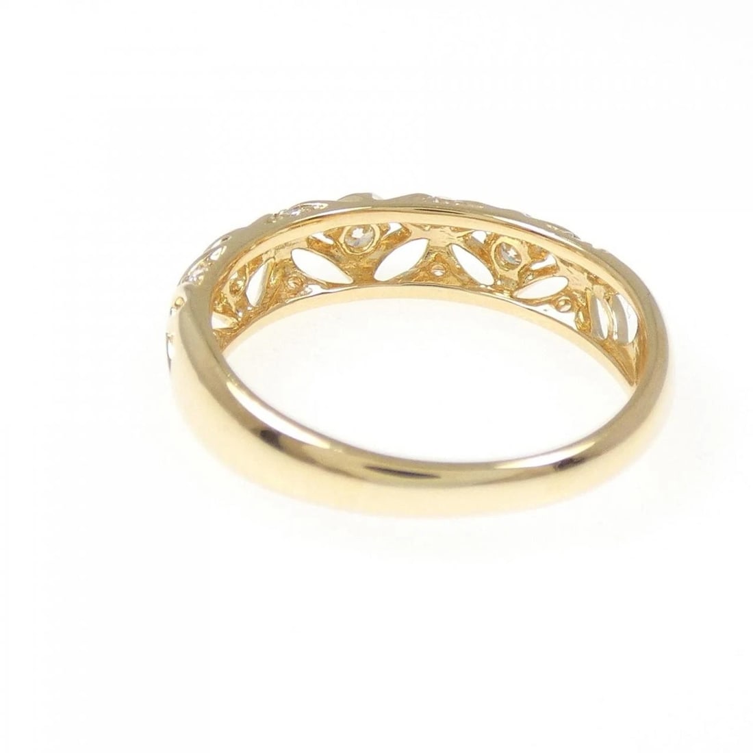 K18YG DIAMOND RING - 3