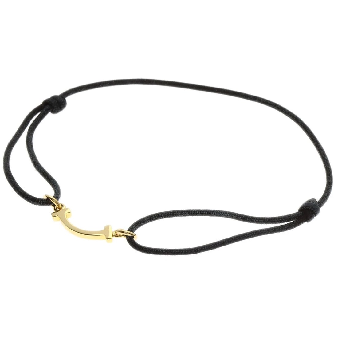TIFFANY&CO. T SMILE MINI CODE BRACELET: TIFFANY&Co. T Smile Mini Code Bracelet Brand: TIFFANY&Co. Type: Bracelet Material: K18 Yellow Gold, Color: Exterior Color Gold Size: Top Size:0.2inch/4.6x13.3x1.3mm Inner Circumference:4.9inch/12.5-24