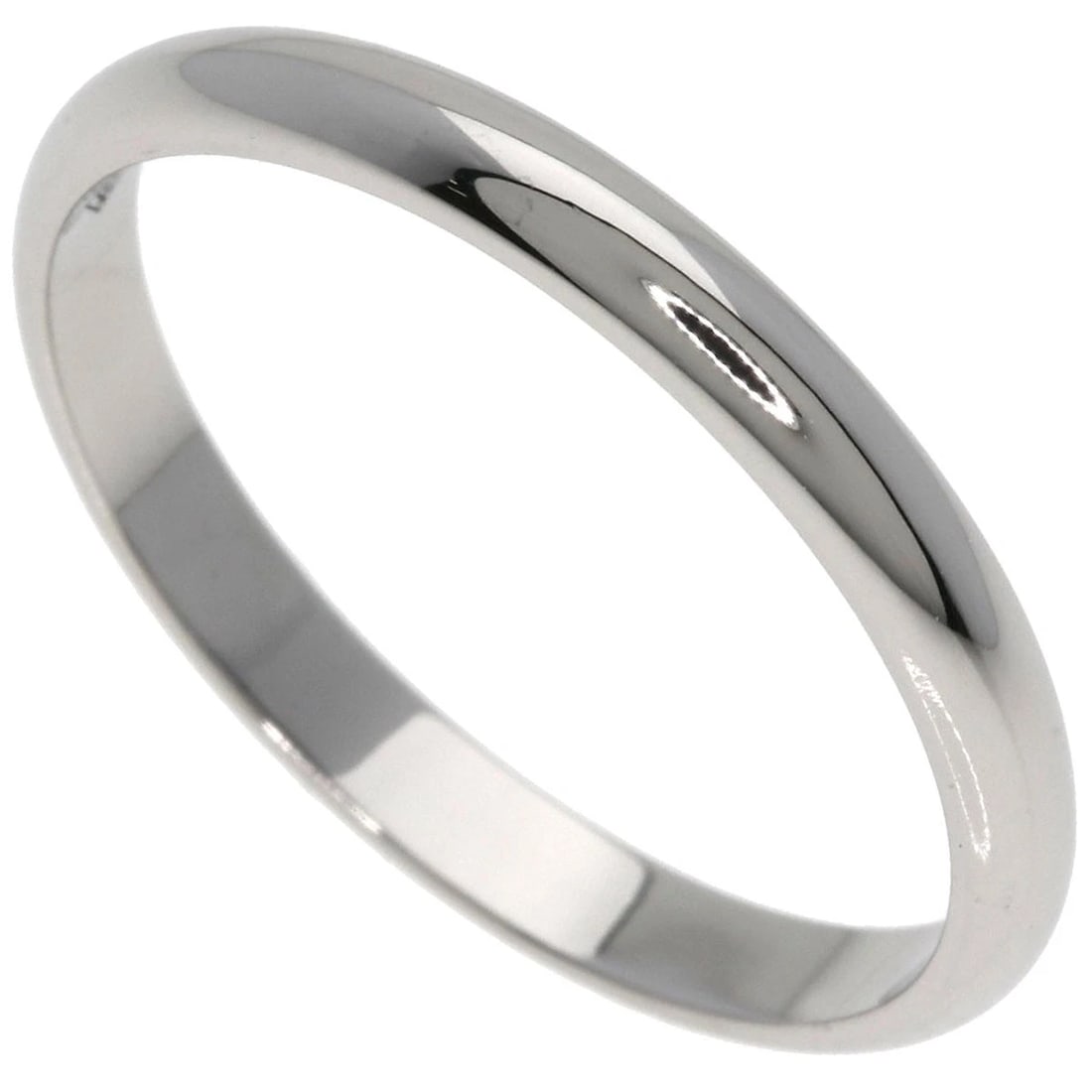 CARTIER WEDDING RING PLATINUM: CARTIER Wedding Ring Platinum Brand: CARTIER Type: Ring Material: Platinum PT950, Color: Exterior Color Silver Size: 7.75 (US) Accessories: None Accessories Notice: When purchasing pre-owned goods,