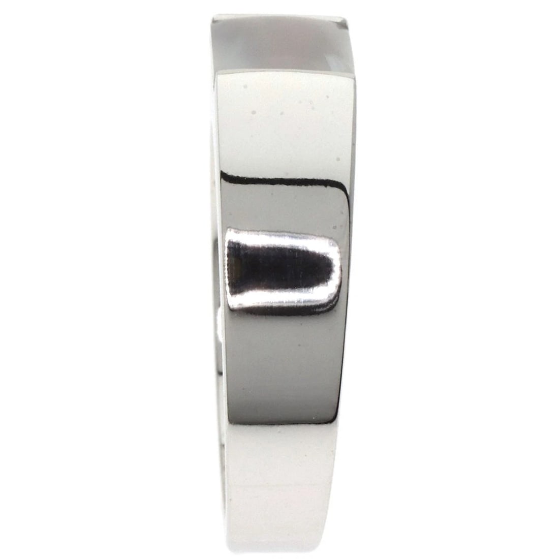 CARTIER TANK MOONSTONE RING: CARTIER Tank Moonstone Ring Brand: CARTIER Type: Ring Material: K18 White Gold, Color: Exterior Color Silver Size: 5.75 (US) Accessories: None Accessories Notice: When purchasing pre-owned