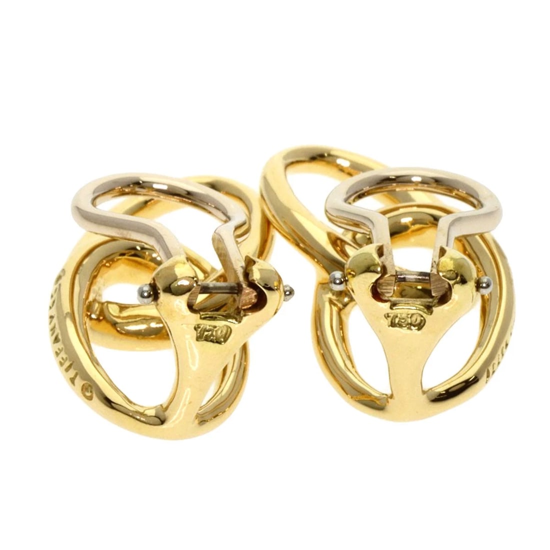 TIFFANY&CO. DOUBLE LOOP EARRING - 3