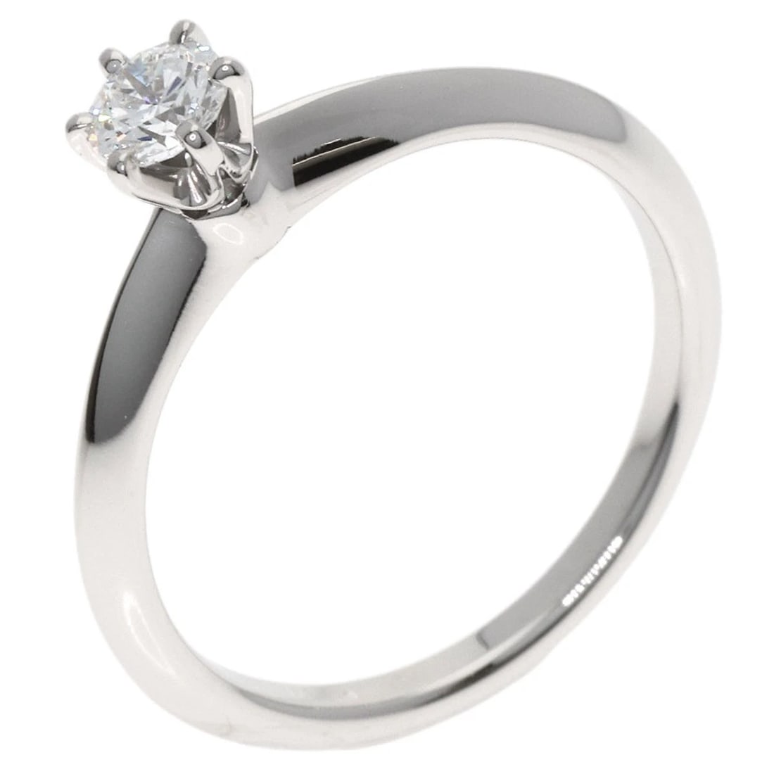 TIFFANY&CO. SOLITAIRE DIAMOND RING - 2
