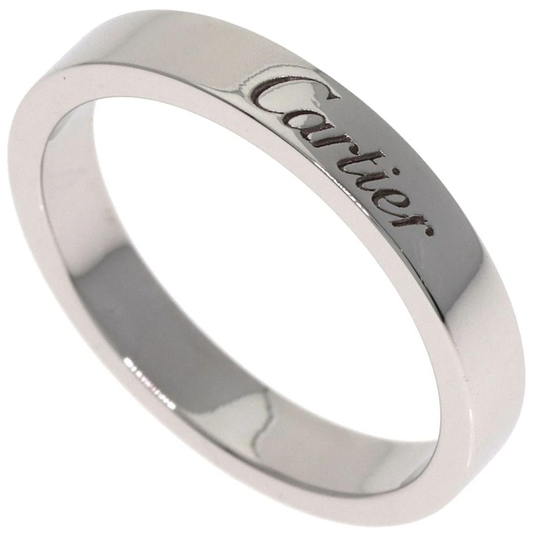 CARTIER ENGRAVED RING PLATINUM PT950 (1 of 6)