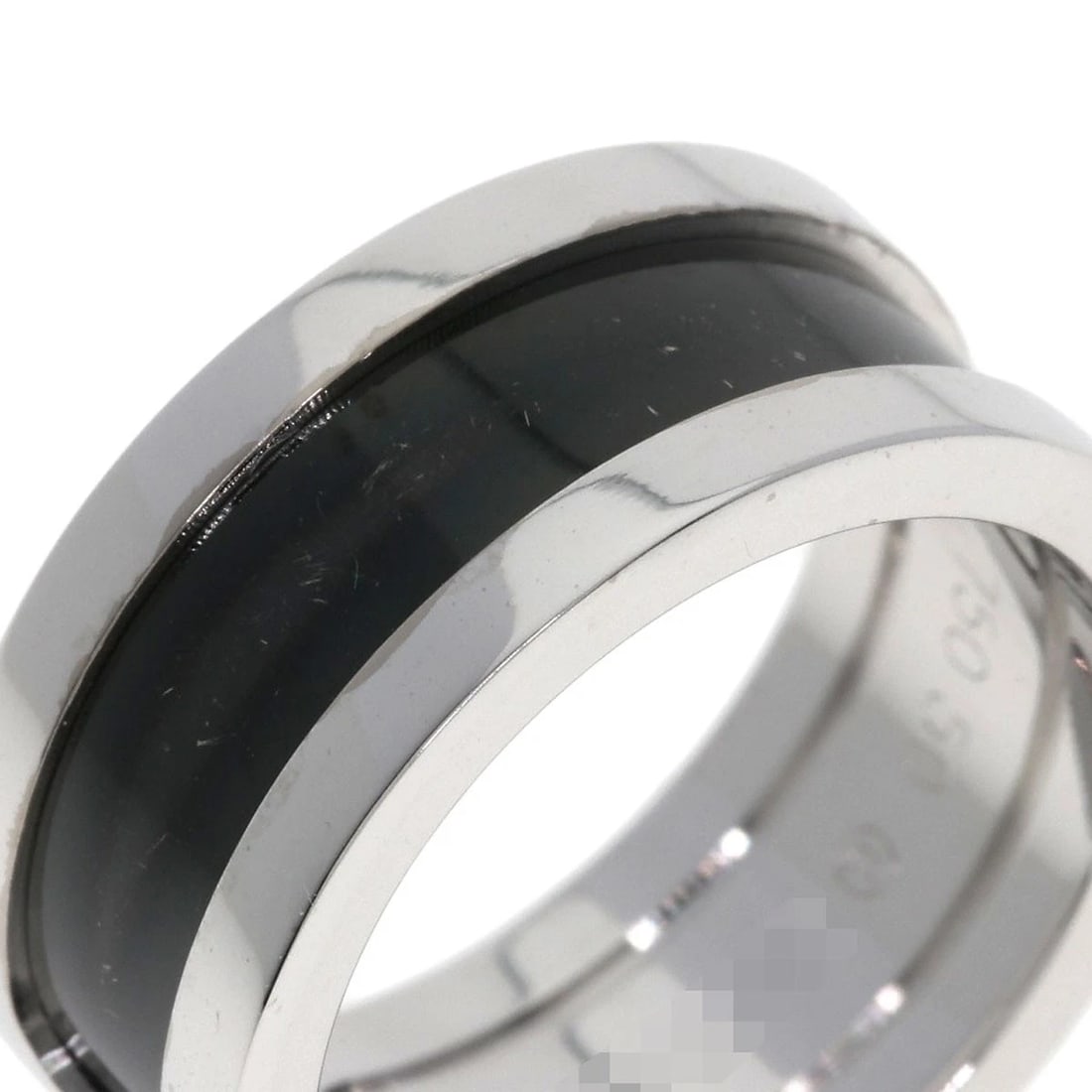 CARTIER C2 RING BLACK LACQUER RING - 5