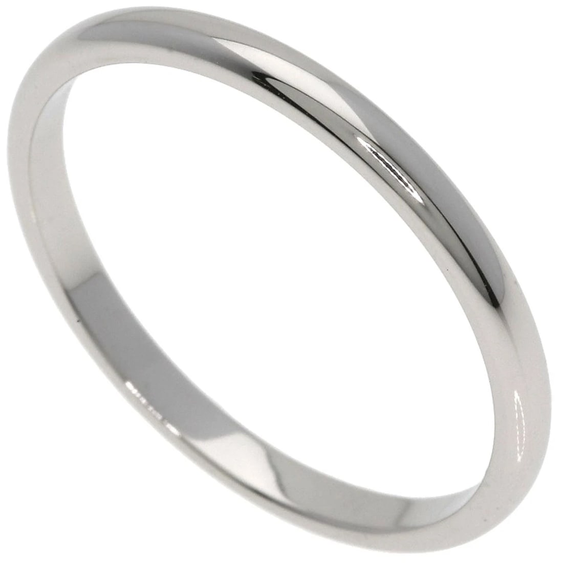 CARTIER WEDDING RING PLATINUM: CARTIER Wedding Ring Platinum Brand: CARTIER Type: Ring Material: Platinum PT950, Color: Exterior Color Silver Size: 8.75 (US) Accessories: None Accessories Notice: When purchasing pre-owned goods,