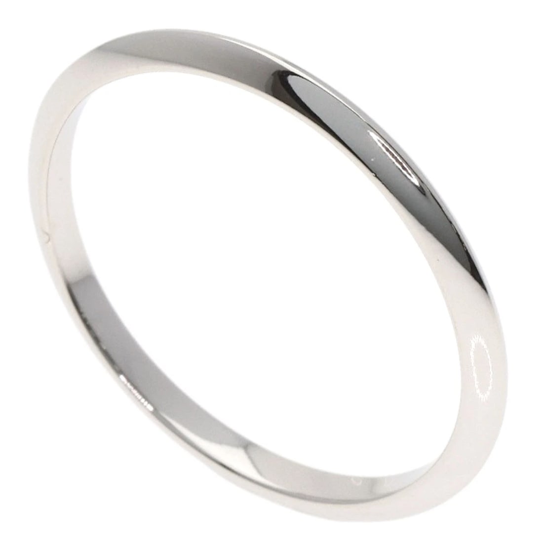 TIFFANY&CO. KNIFE EDGE RING: TIFFANY&Co. Knife edge Ring Brand: TIFFANY&Co. Type: Ring Material: Platinum PT950, Color: Exterior Color Silver Size: 8.25 (US) Accessories: None Accessories Notice: When purchasing pre-o
