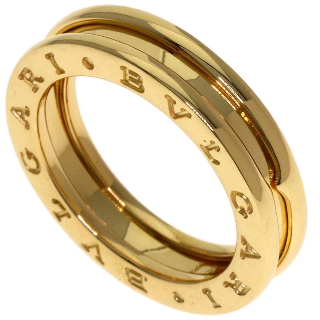 BVLGARI B.ZERO1 1 BAND RING K18 YELLOW GOLD: BVLGARI B.zero1 1 band Ring K18 Yellow Gold Brand: BVLGARI Type: Ring Material: K18 Yellow Gold, Color: Exterior Color Gold Size: 6.5 (US) Accessories: None Accessories Notice: When purcha