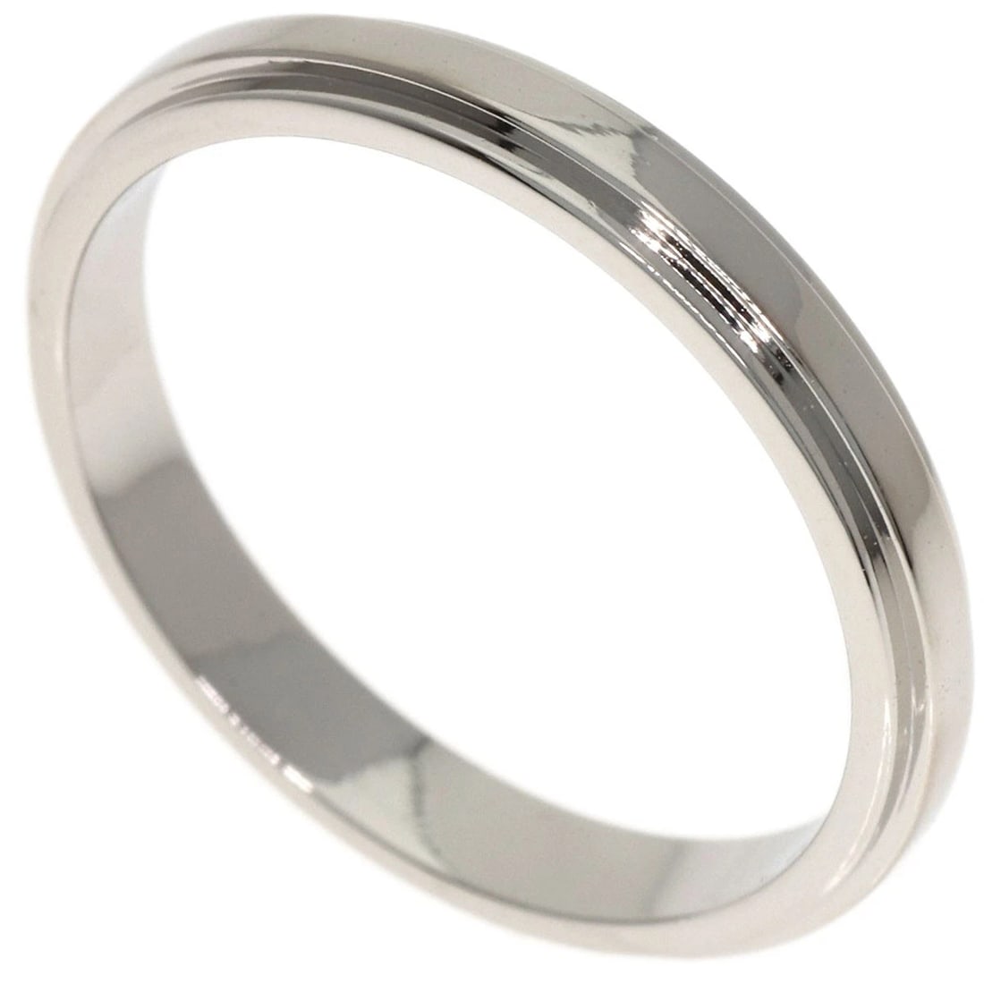 CARTIER AMOUR RING PLATINUM PT950: CARTIER Amour Ring Platinum PT950 Brand: CARTIER Type: Ring Material: Platinum PT950, Color: Exterior Color Silver Size: 3.75 (US) Accessories: None Accessories Notice: When purchasing pre