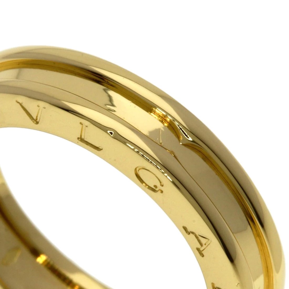 BVLGARI B.ZERO1 1 BAND RING K18 YELLOW GOLD: BVLGARI B.zero1 1 band Ring K18 Yellow Gold Brand: BVLGARI Type: Ring Material: K18 Yellow Gold, Color: Exterior Color Gold Size: 7.5 (US) Accessories: None Accessories Notice: When purcha