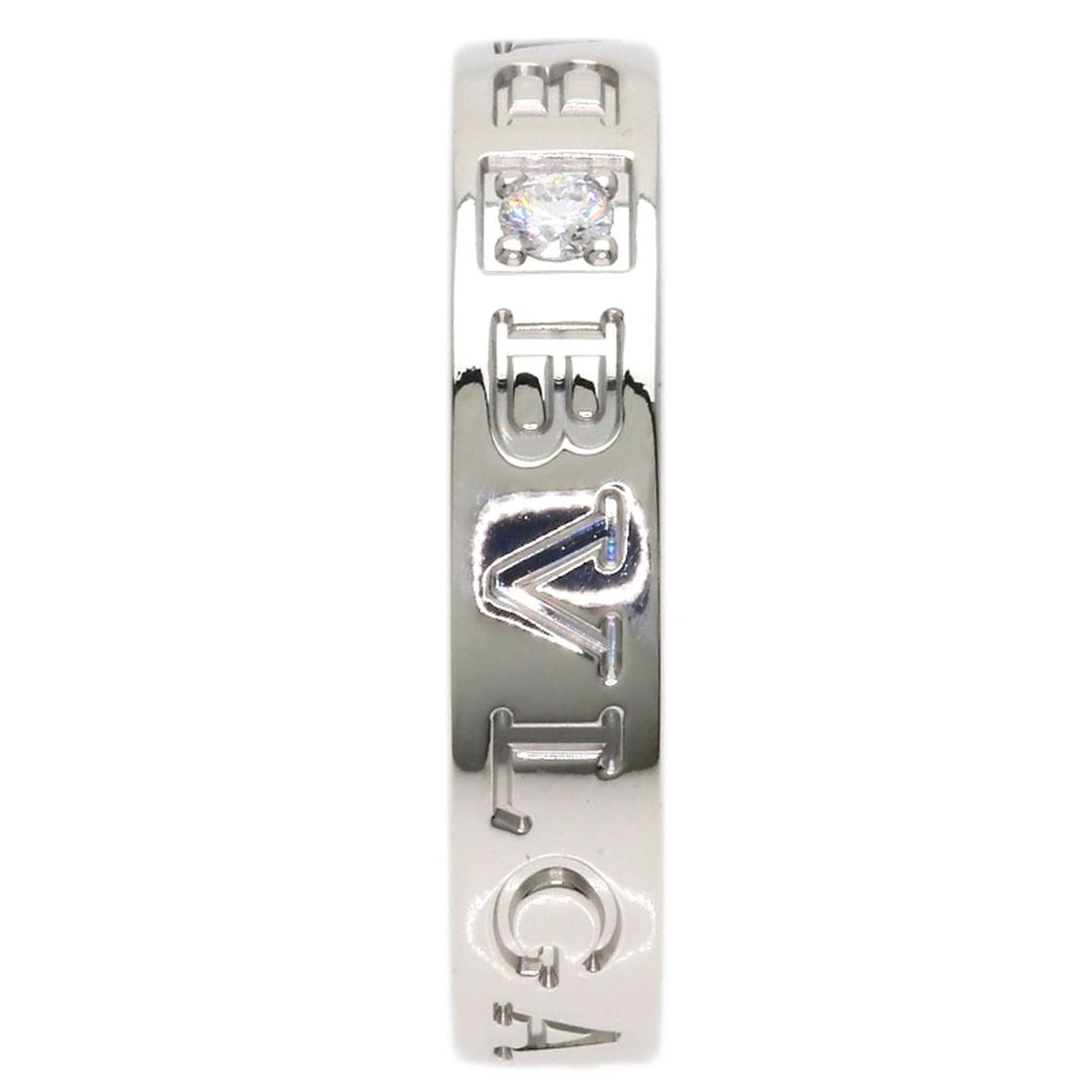 BVLGARI DOUBLE LOGO DIAMOND RING - 3
