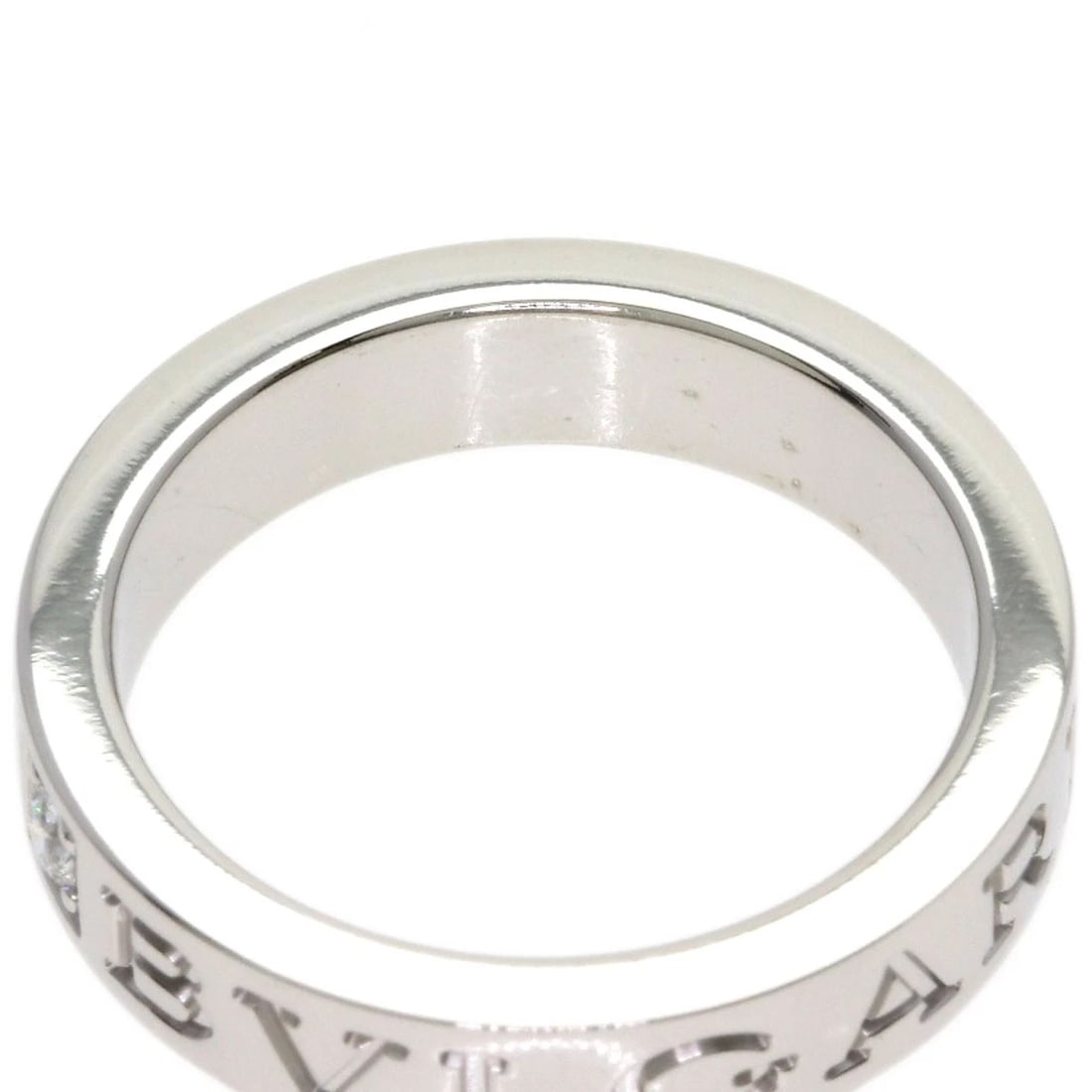 BVLGARI DOUBLE LOGO DIAMOND RING - 5