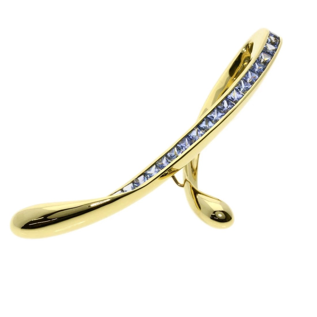 JEUNET SAPPHIRE PENDANT TOP K18 YELLOW GOLD (1 of 6)
