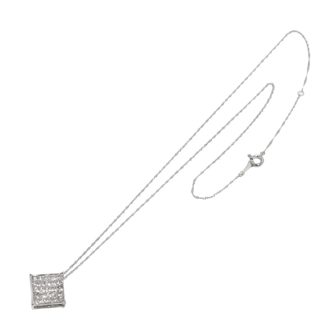 DIAMOND NECKLACE 18K WG - 2