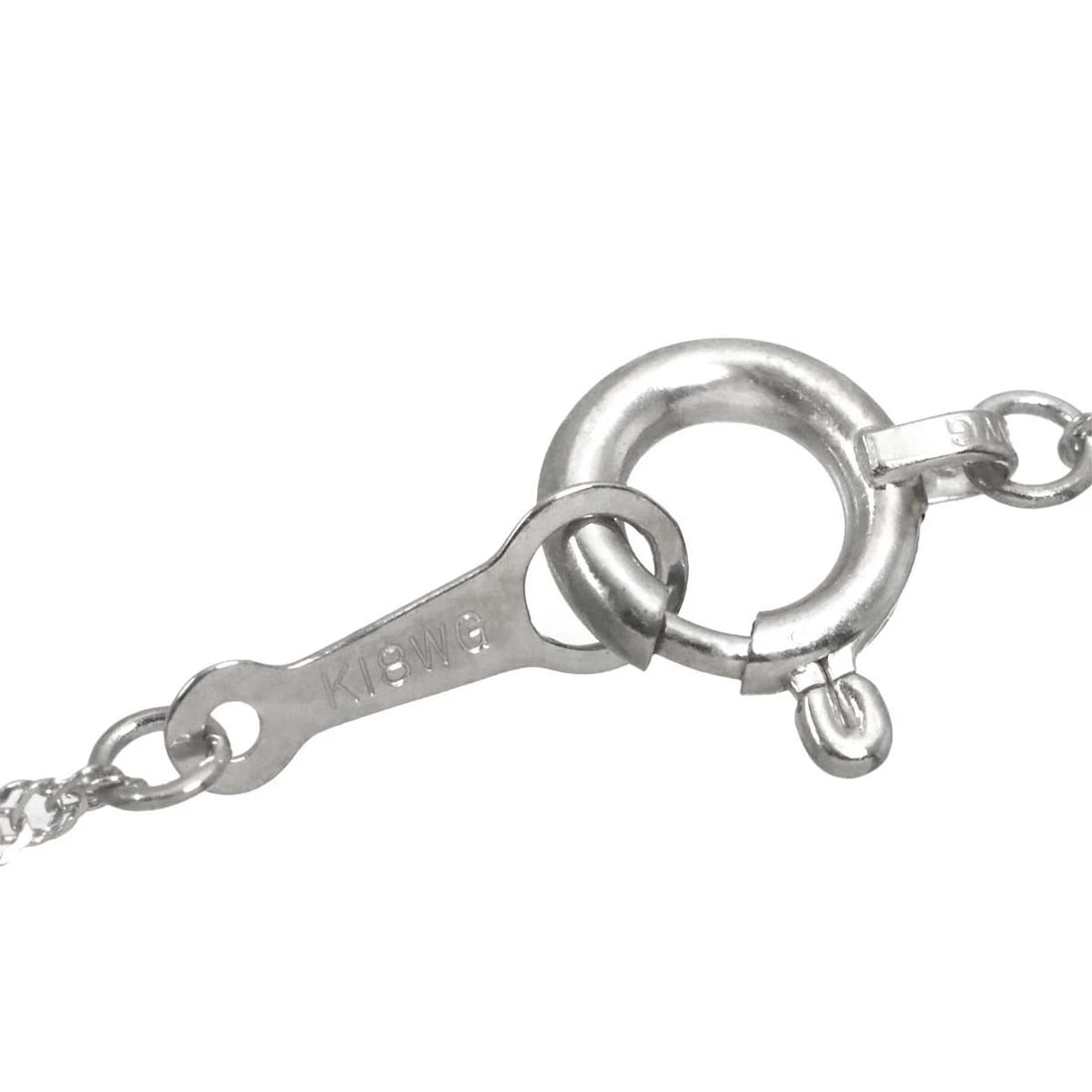 DIAMOND NECKLACE 18K WG - 4