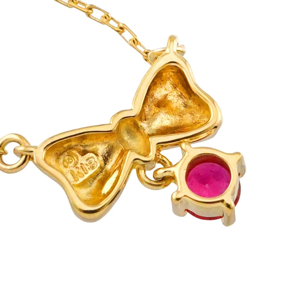 TASAKI RUBY NECKLACE K18 - 4