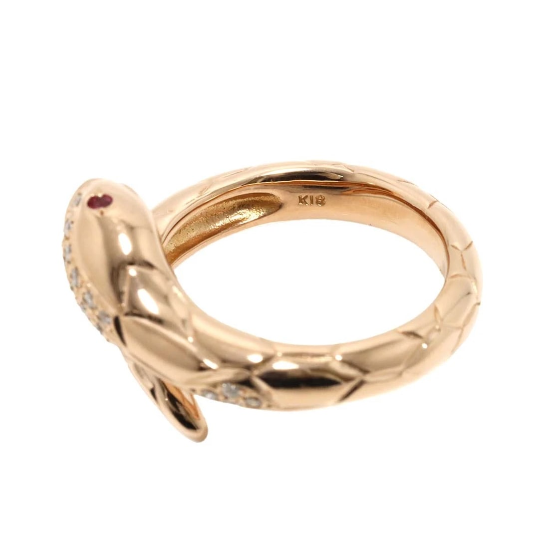 DIAMONDRUBY RING 18K PG PINK GOLD 750 - 4