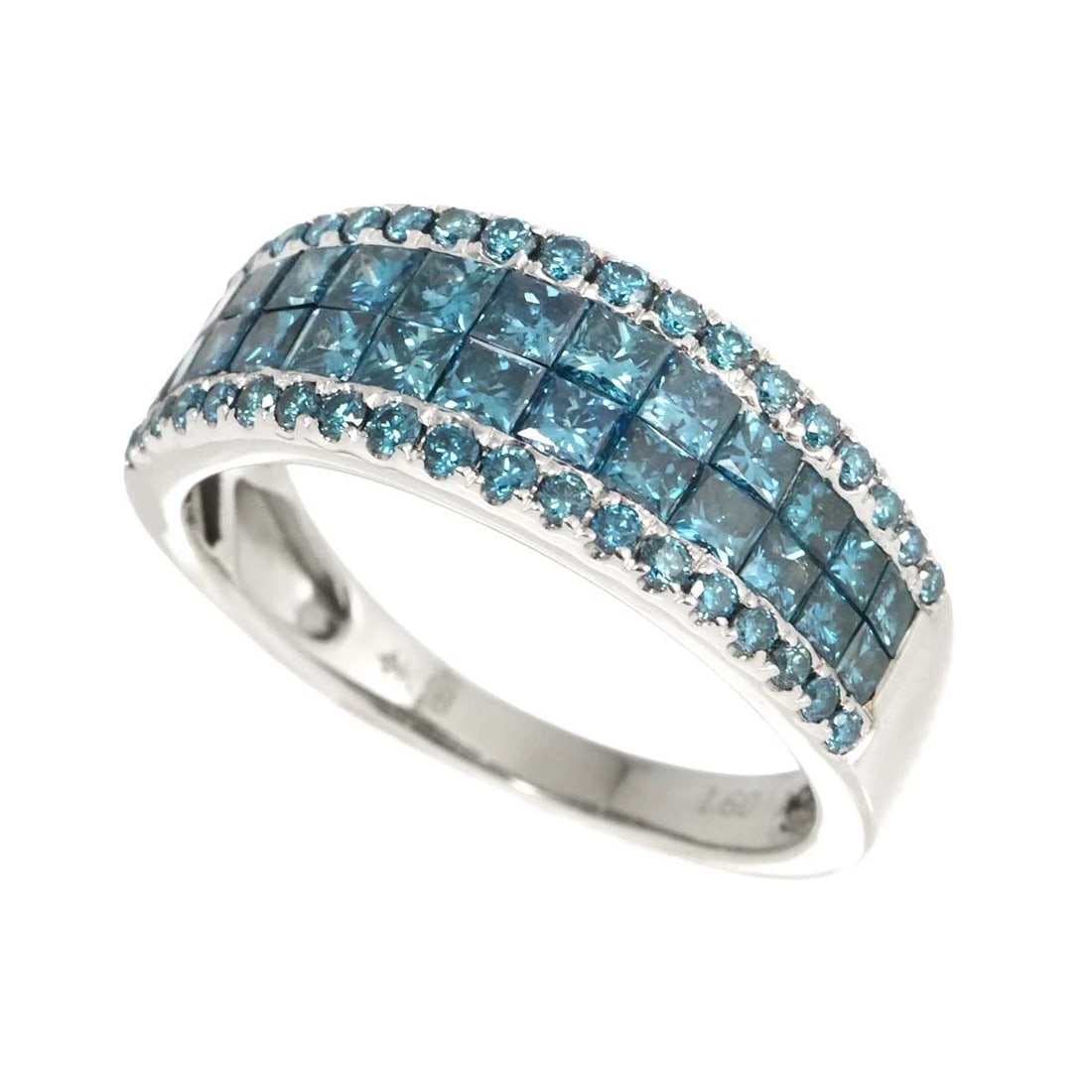 TREAT DIAMOND RING 18K K18 WG WHITE GOLD: Treat Diamond Ring 18K K18 WG White Gold Brand: Unbranded Type: Ring Material: 750 White Gold, Main Stone/Creation Natural Color: White Gold Size: 6.75-7.25(US Accessories: None Accessorie