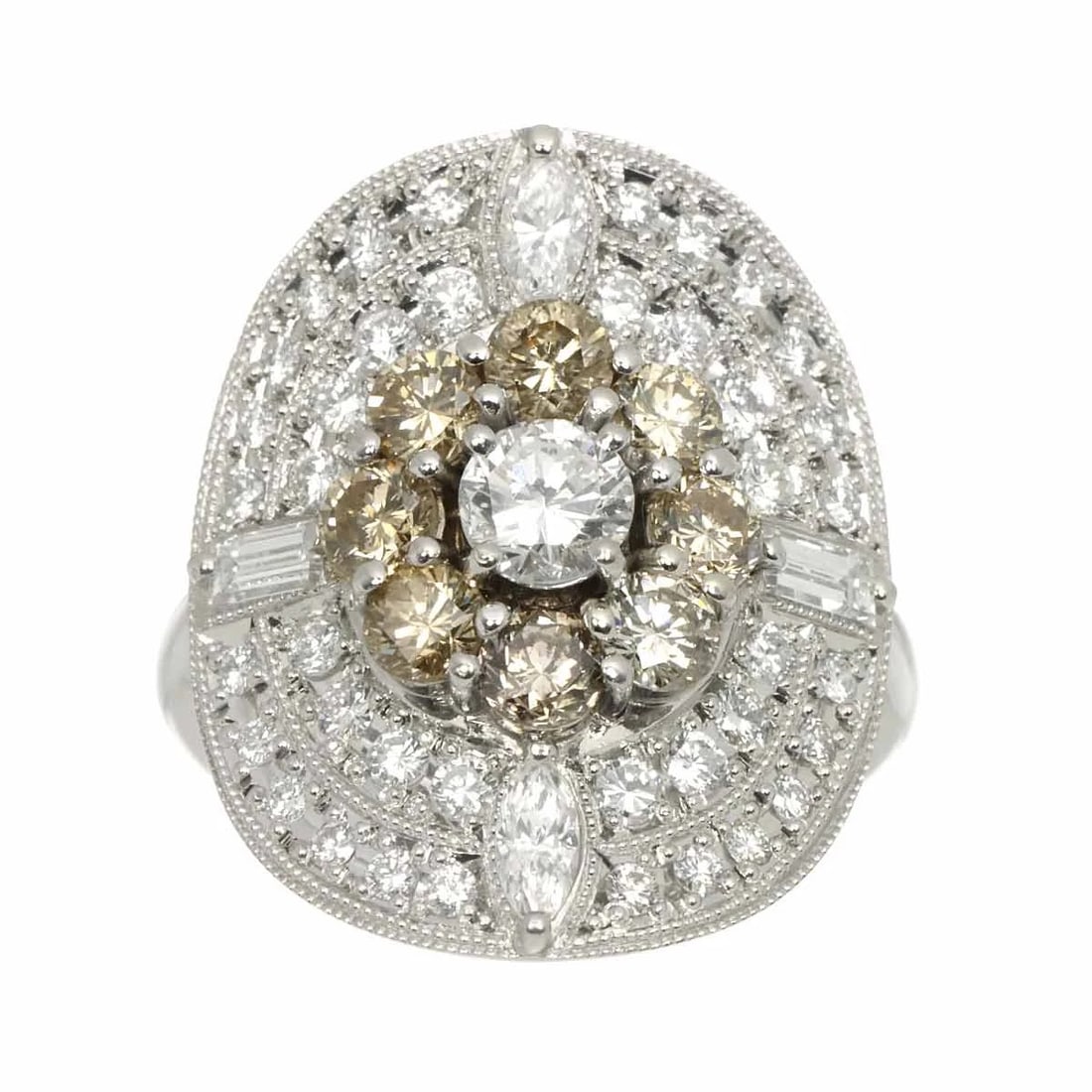 DIAMOND RING PT PLATINUM - 2
