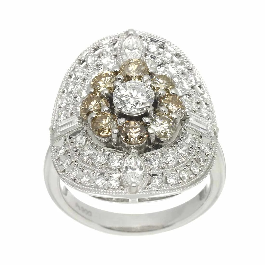 DIAMOND RING PT PLATINUM - 3