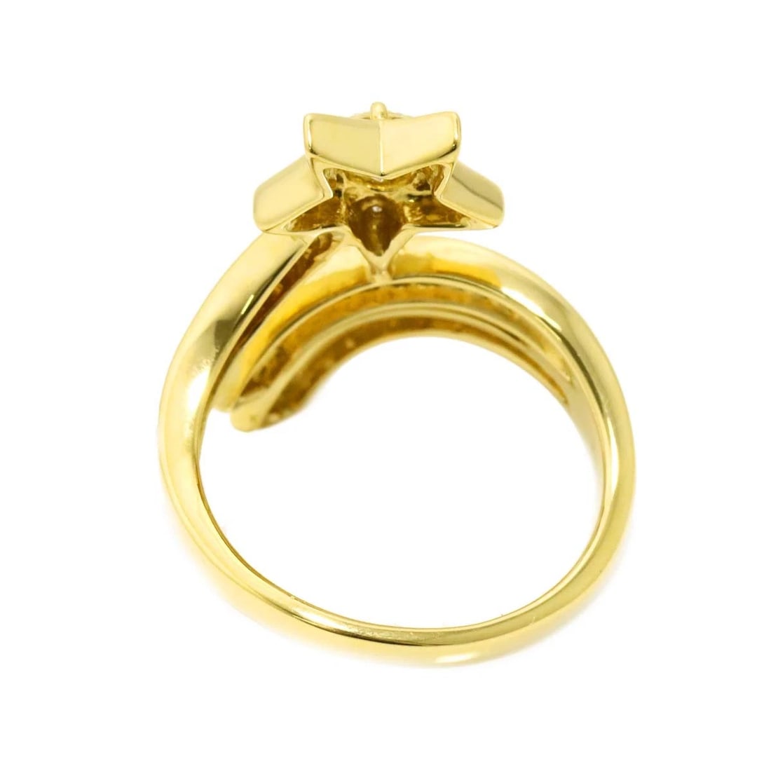 DIAMOND RING 18K YG - 4
