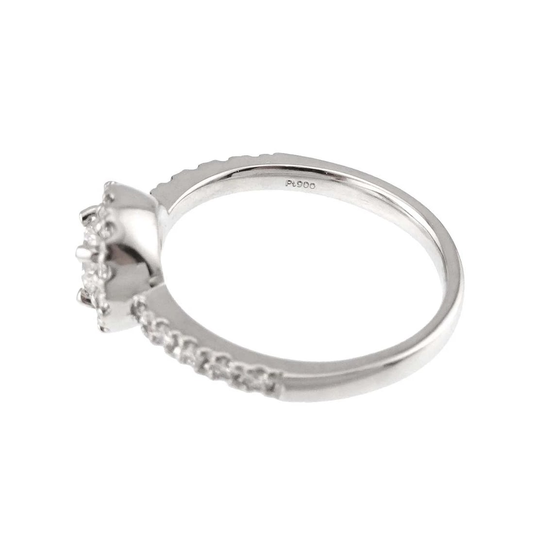 DIAMOND RING PT PLATINUM - 4